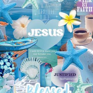 Summer and Jesus wallpaper
