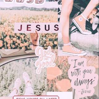 Summer and Jesus wallpaper