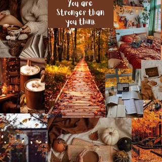 Fall autumn cozy wallpaper