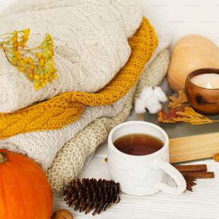 Fall autumn cozy wallpaper