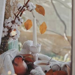 Fall autumn cozy wallpaper
