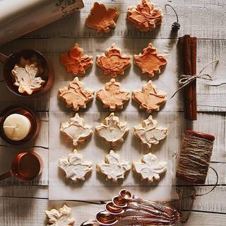 Autumn cookies wallpaper