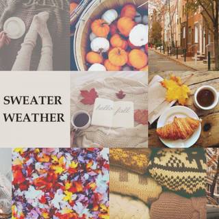 Autumn cookies wallpaper