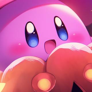Halloween Kirby PC wallpaper