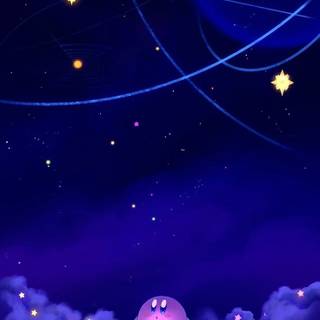 Purple winter PFP wallpaper