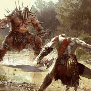 Kratos God of War III wallpaper