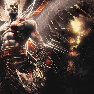 Kratos God of War III wallpaper