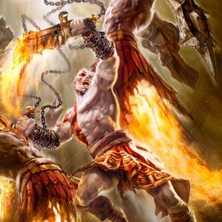 Kratos God of War III wallpaper