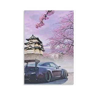 Cherry blossom cars wallpaper