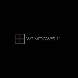 Windows logo black wallpaper