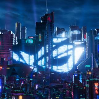 ROG city wallpaper