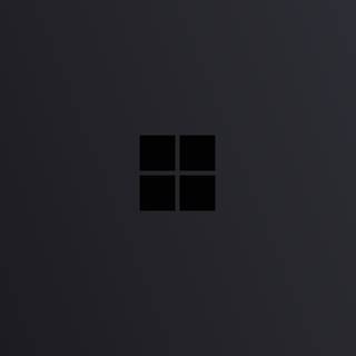 Windows logo black wallpaper