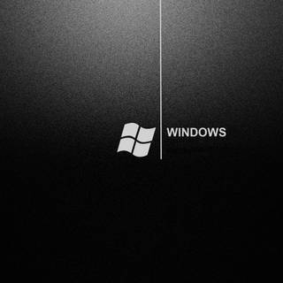 Windows logo black wallpaper