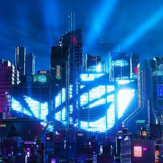 ROG city wallpaper