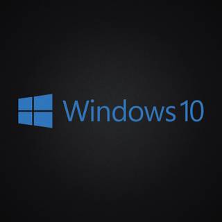 Windows logo black wallpaper