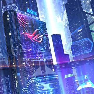 ROG city wallpaper