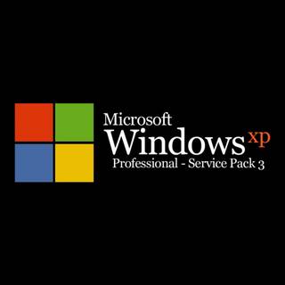 Windows logo black wallpaper