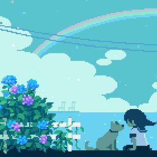 Pixel art 1920x1080 wallpaper