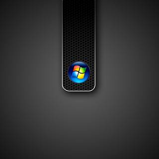 Windows logo black wallpaper