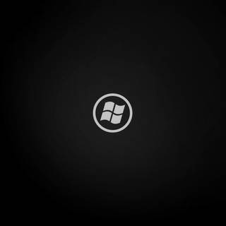 Windows logo black wallpaper