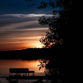 Nature evening wallpaper