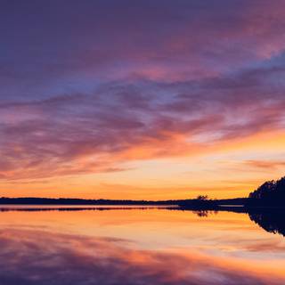 Nature evening wallpaper