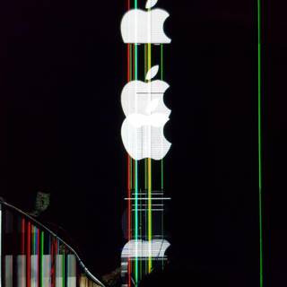 Broken screen HD iPhone wallpaper