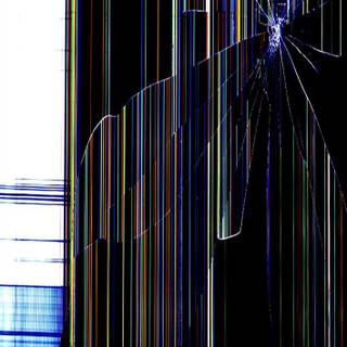 Broken screen HD iPhone wallpaper