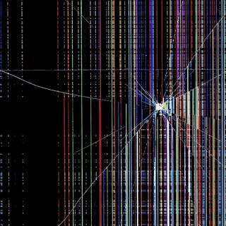 Broken screen HD iPhone wallpaper