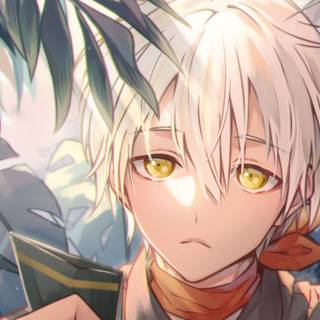 8k anime boy wallpaper