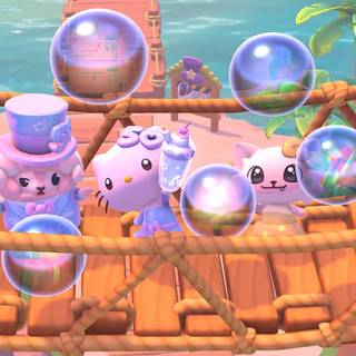 Hello Kitty Halloween PS5 wallpaper