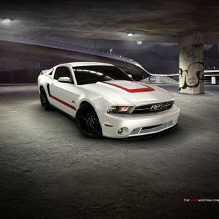 White computer car wallpaper