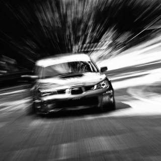 White computer car wallpaper