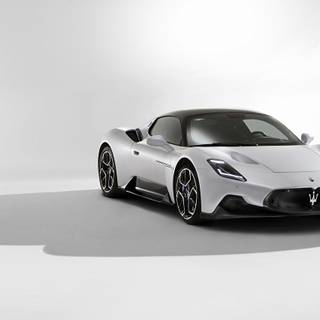 White computer car wallpaper