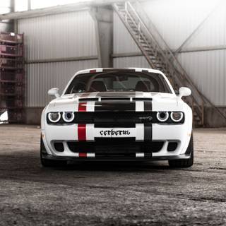 White computer car wallpaper