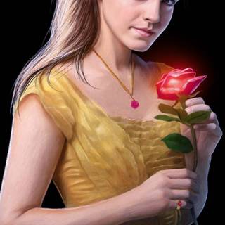 Emma Watson Belle wallpaper