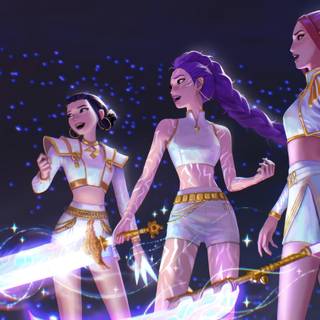 KPop Demon Hunters Huntrix wallpaper