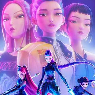 KPop Demon Hunters Huntrix wallpaper