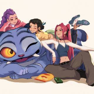 KPop Demon Hunters Huntrix wallpaper