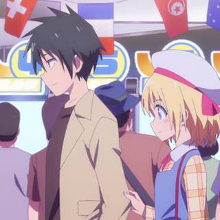 Cultural Exchange with a Game Centre Girl wallpaper