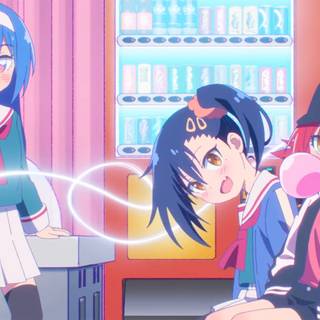 Cultural Exchange with a Game Centre Girl wallpaper