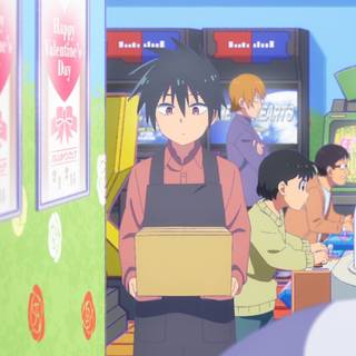 Cultural Exchange with a Game Centre Girl wallpaper