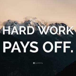 Hard work thoughts wallpaper