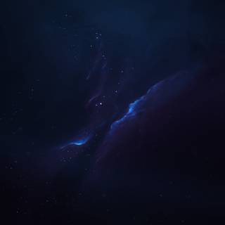 Blue galaxy moonlight wallpaper