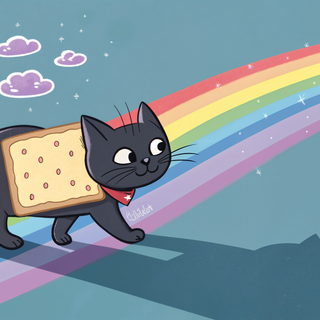 Big Nyan Cat wallpaper
