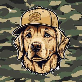 Camouflage hat wallpaper