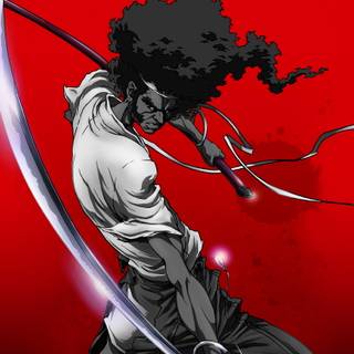 African samurai wallpaper