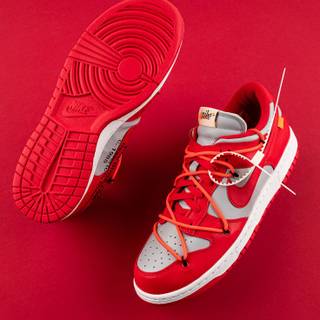 Red Low Dunks wallpaper