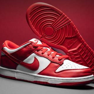 Red Low Dunks wallpaper
