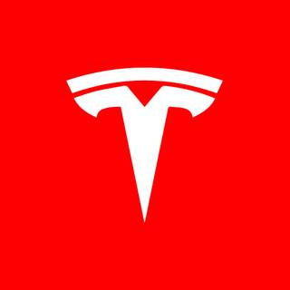 Red Tesla PC wallpaper